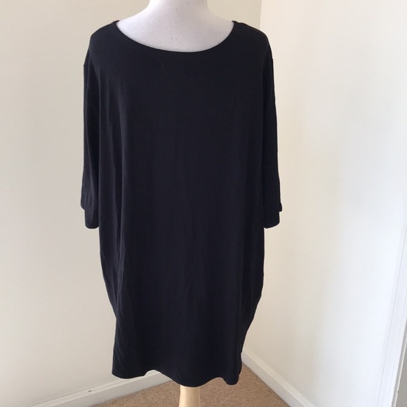 New! Cupio 3X black short sleeve top. - Picture 3 of 9